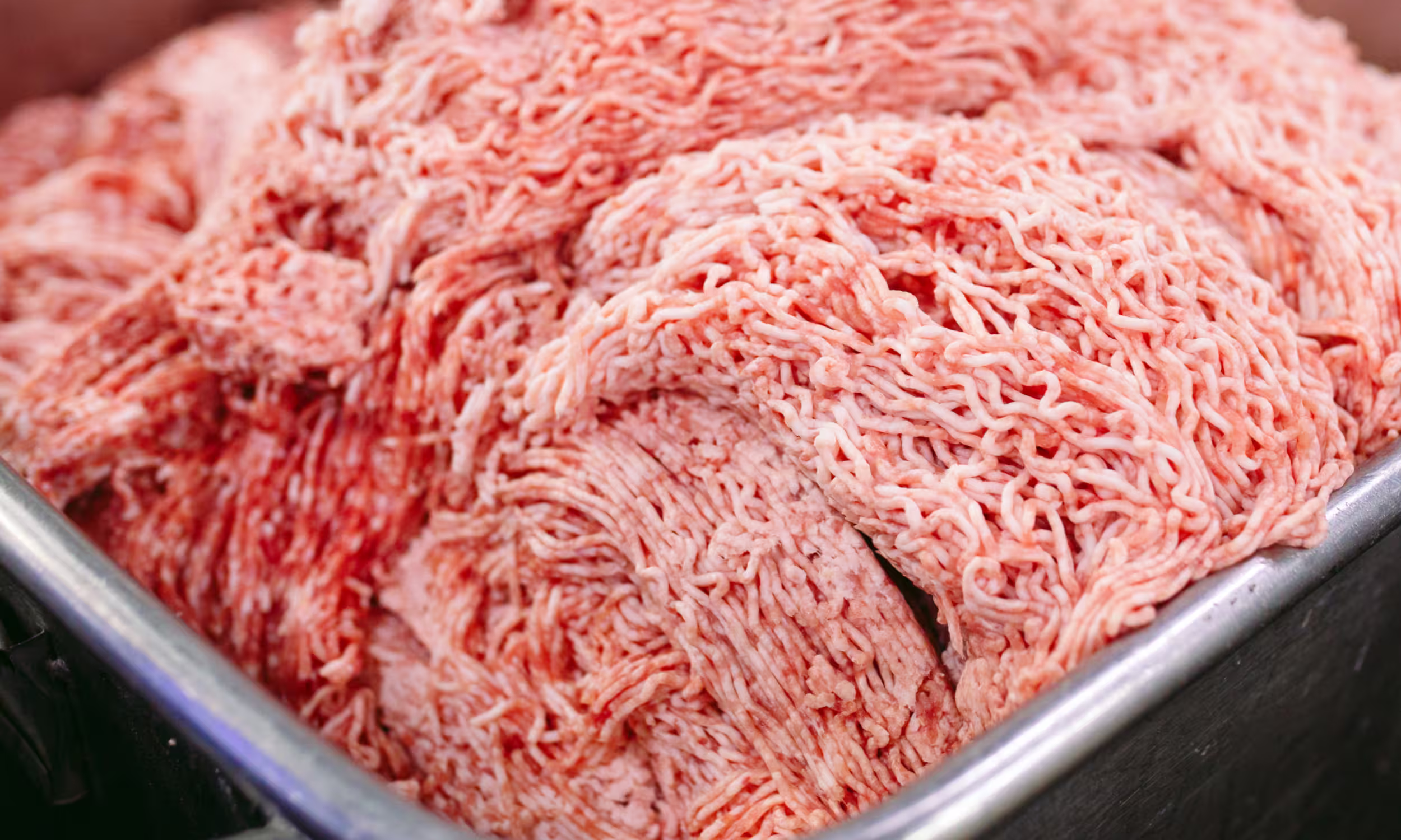 Carne molida congelada