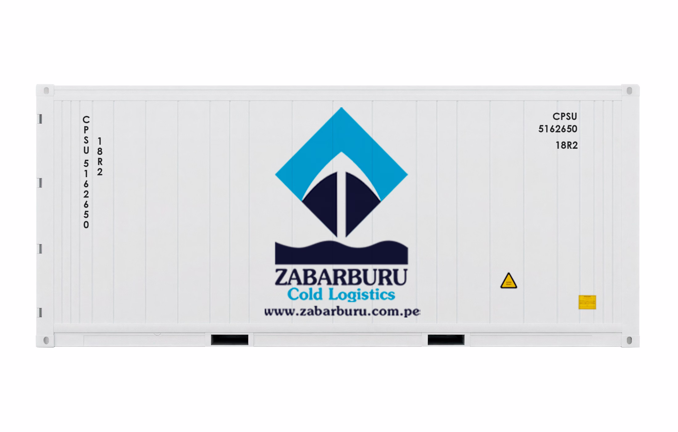 Contenedor reefer de 20 pies high cube de Zabarburu