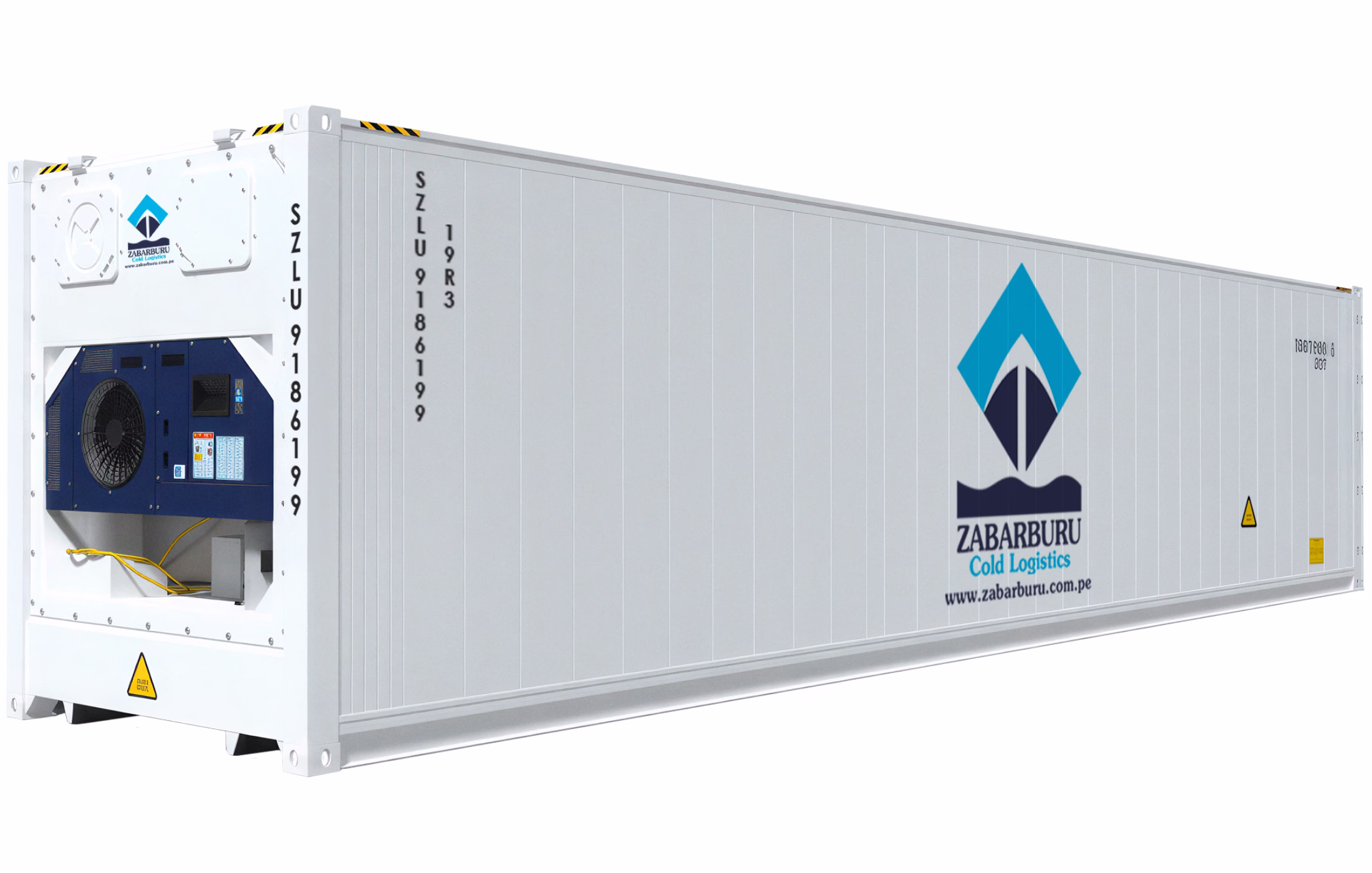 Contenedor refrigerado de 40 pies high cube de Zabarburu