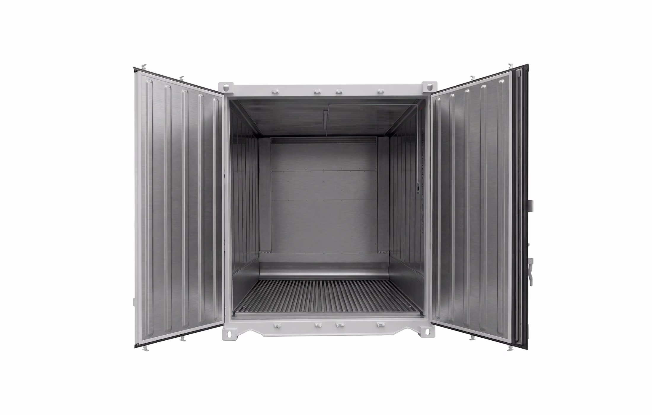 Interior de contenedor refrigerado de 10 pies