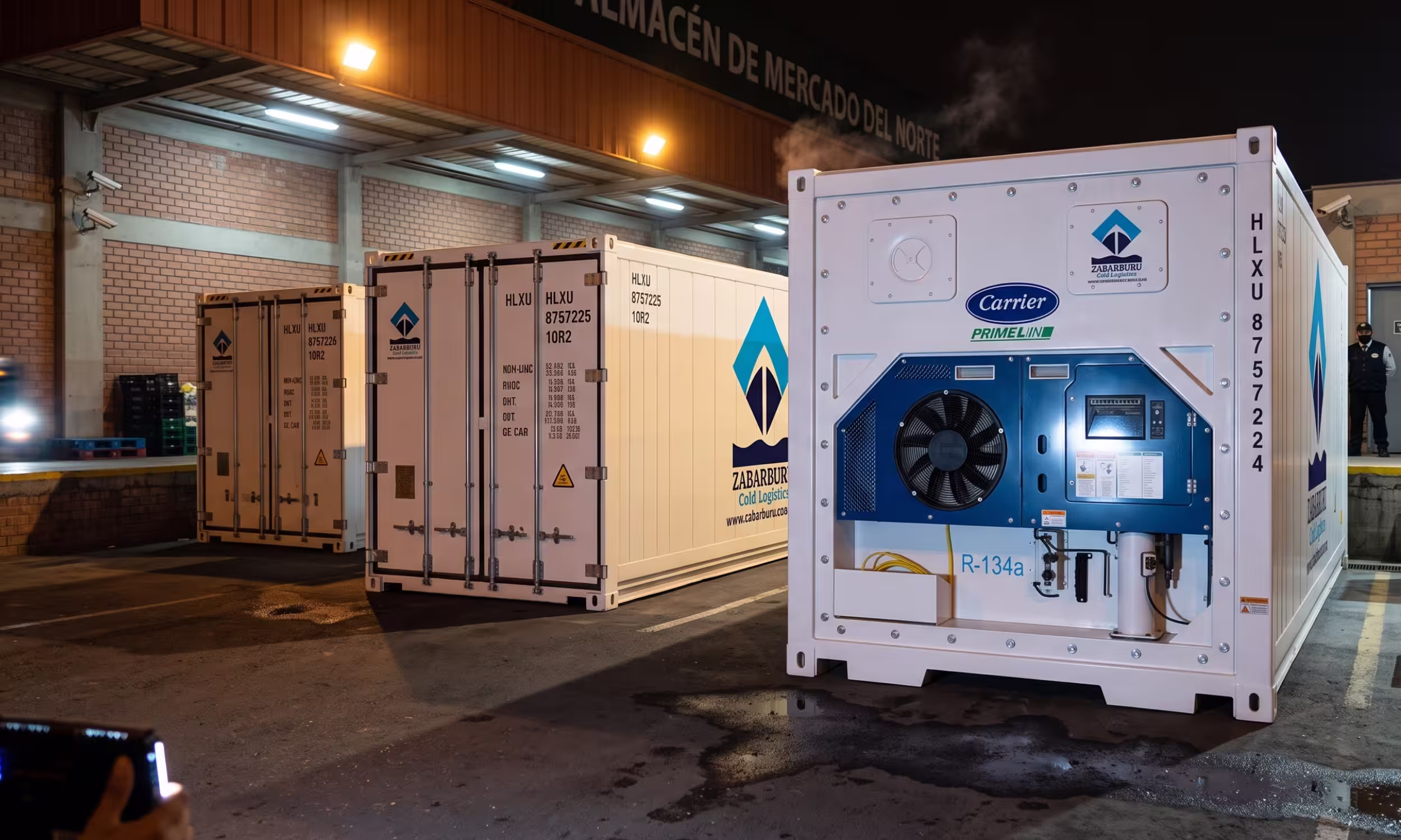 Contenedores refrigerados de 20 pies de Zabarburu