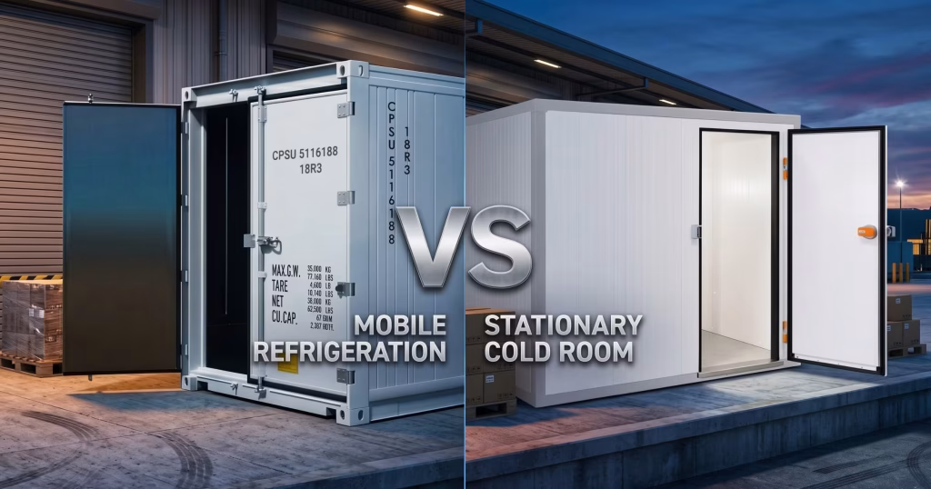 Contenedores refrigerados vs cámaras frigoríficas modulares