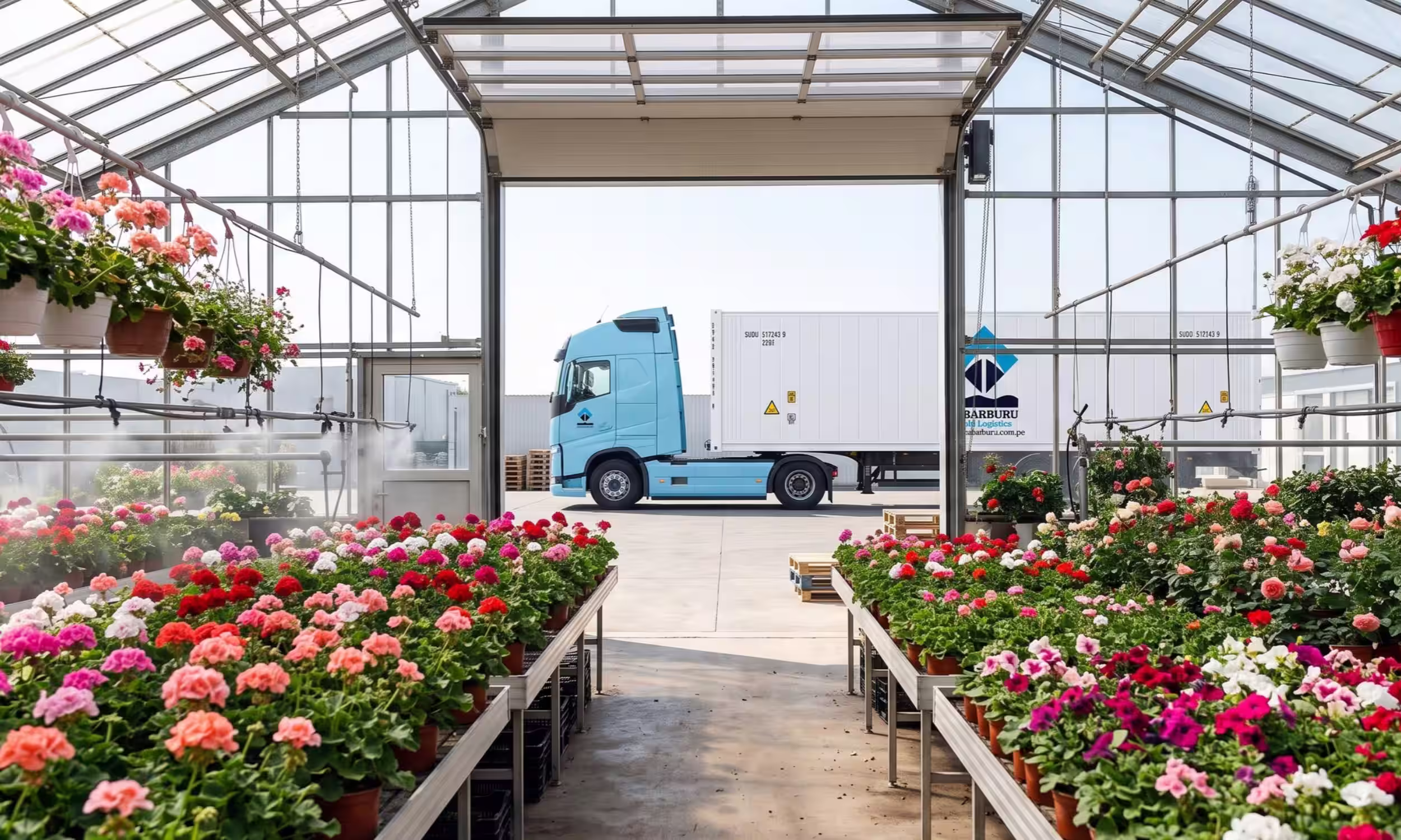 Vivero de flores